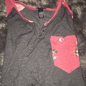 Rue 21 three quarter sleeve t-shirt.